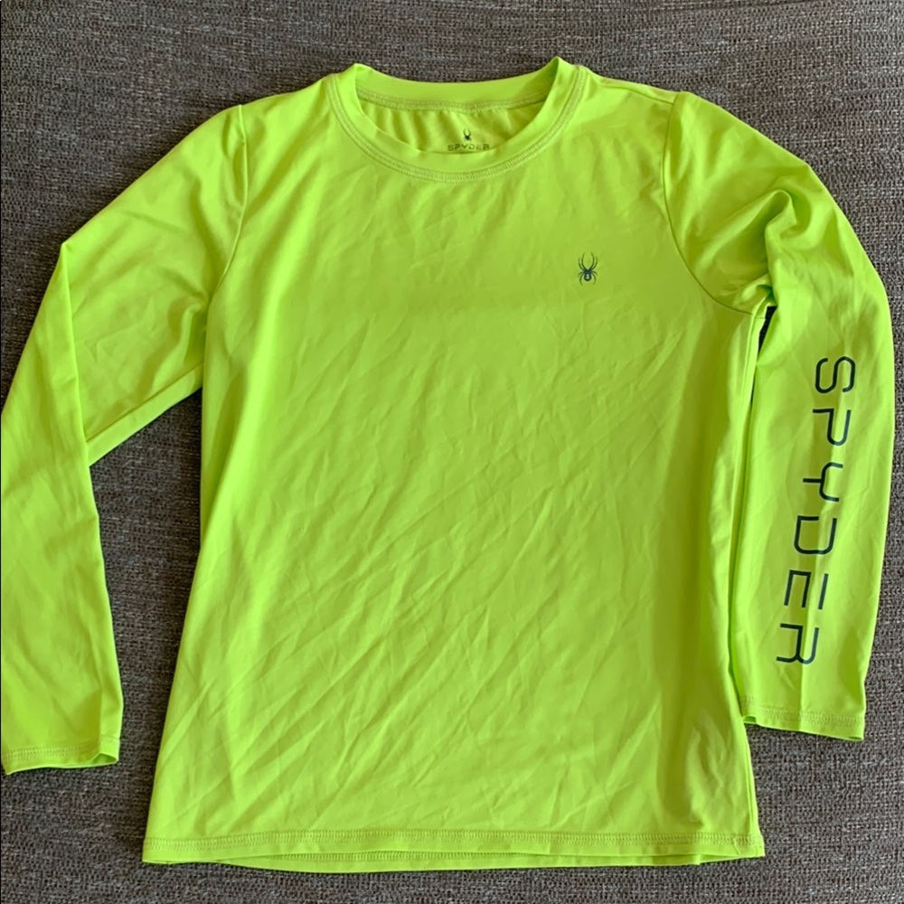 Spyder Neon Yellow/Green Rashguard
